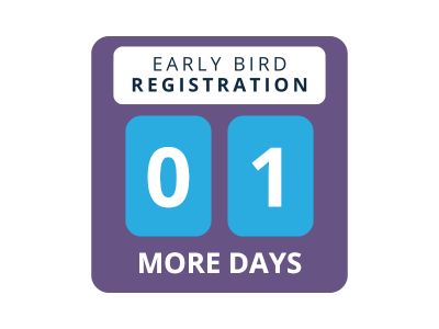 Early Bird Registration Ends This Tomorrow!
